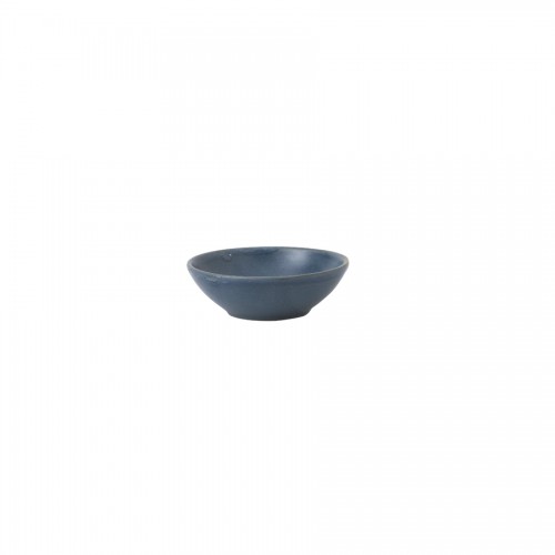 Oslo Blue Contour Shallow Bowl 9Oz