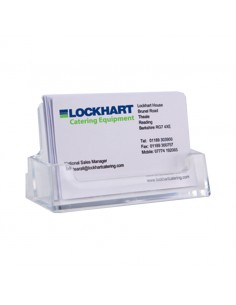 Card & Leaflet Holder Clear Acrylic