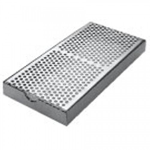 Drainer & Drip Tray Silver Rectangular