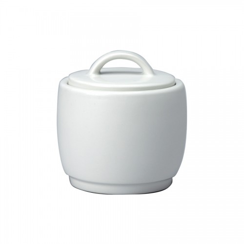 Compact Sugar Bowl White Covered 22.7cl