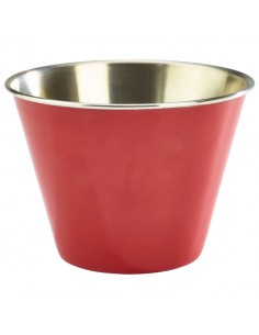 12oz Stainless Steel Ramekin Red