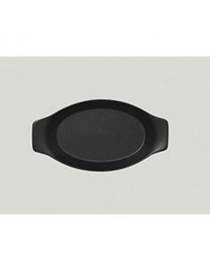 Neo Fusion Oval Dish Blk 25x14x43cm 42c