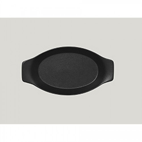 Neo Fusion Oval Dish Blk 25x14x43cm 42c