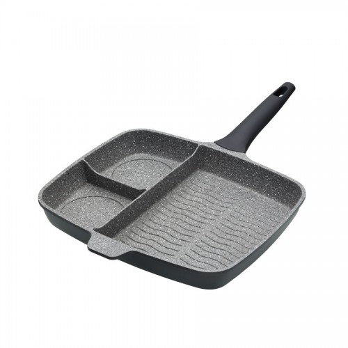 MasterClass Cast Aluminium Three Section Grill Pan