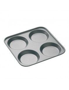 MasterClass Non-Stick 4 Hole Yorkshire Pudding Pan