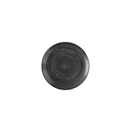 Stonecast Raw Black Coupe Plate 26cm 10 1/4 inch