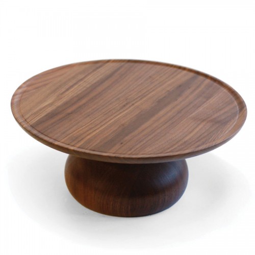 Cake Stand Medium- Walnut