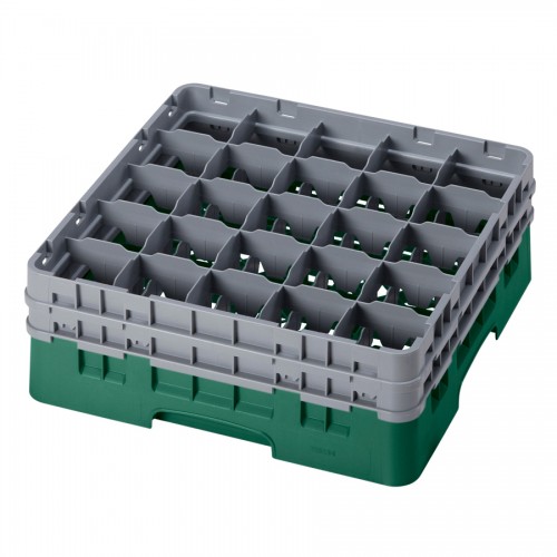 Cambro Camrack Glass Rack 25 Compartments Green