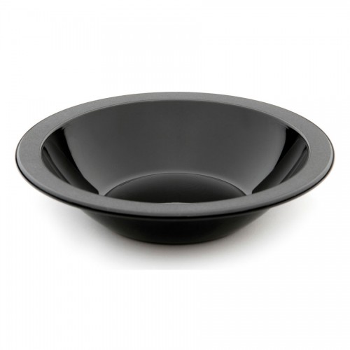 Bowl Stone Rim Black 17cm Polycarbonate