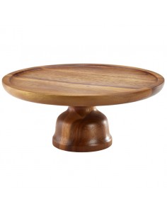 Acacia Wood Cake Stand 33cm 13 Inch