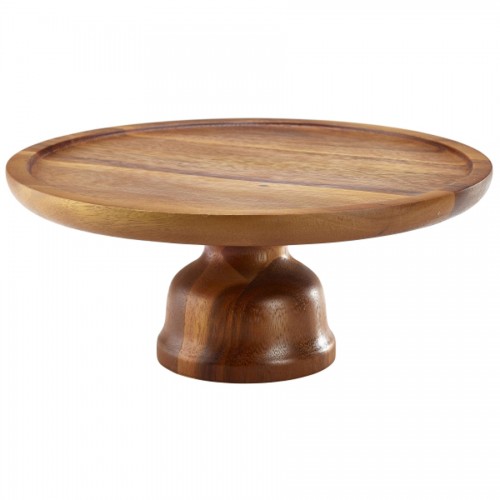 Acacia Wood Cake Stand 33cm 13 Inch