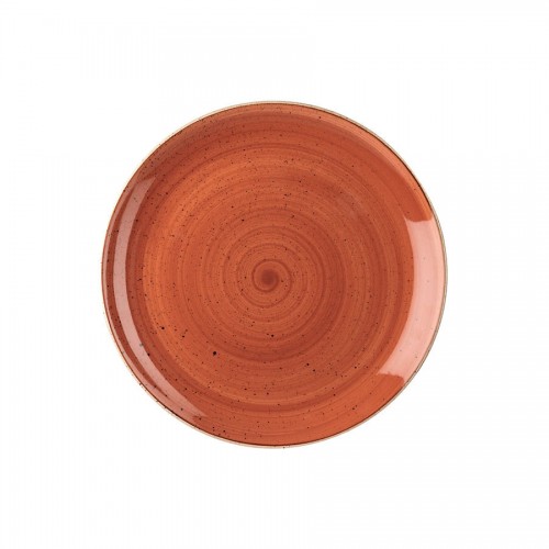 Stonecast Spiced Orange Coupe Plate 28.8cm