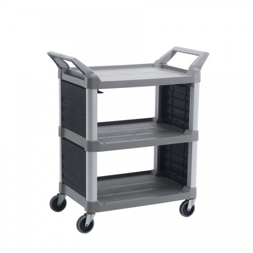 Utility Service Cart Platinum Solid End