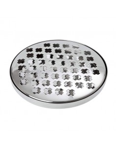 Drainer & Drip Tray Silver Round