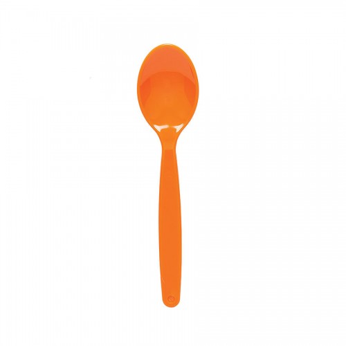 Polycarbonate Dessert Spoon Small 17cm Orange