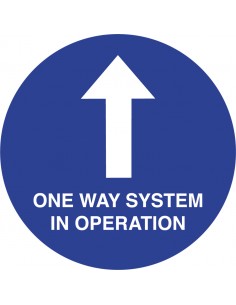 Oneway Systen In Operation Floor Graphic