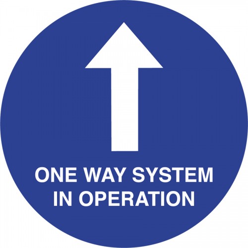 Oneway Systen In Operation Floor Graphic