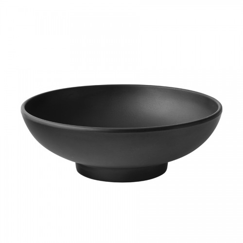 Spirit Footed Bowl 230mm 159cl 56oz Black Melamine