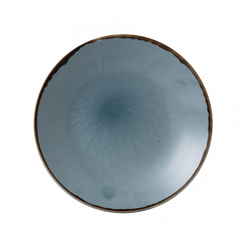 Harvest Blue Deep Coupe Plate 25.5cm 10 inch