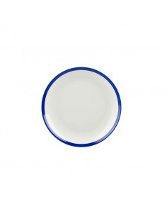 Retro Blue Coupe Plate 6.5 inch 16.5cm