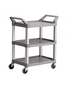 Trust 3 Tier Utility Trolley White