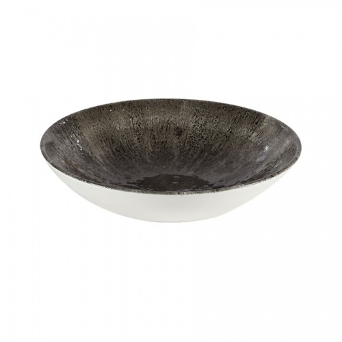 Stone Quartz Black Evolve Coupe Bowl 24.8cm