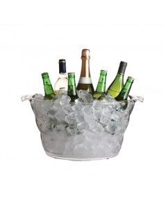 Acrylic Large Oval Drinks Cooler 47 x 28 x 23cm