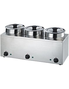 Bain Marie 3 Hot pots 3x3.5 litres | DA-BMP43