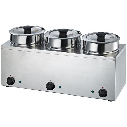 Bain Marie 3 Hot pots 3x3.5 litres | DA-BMP43