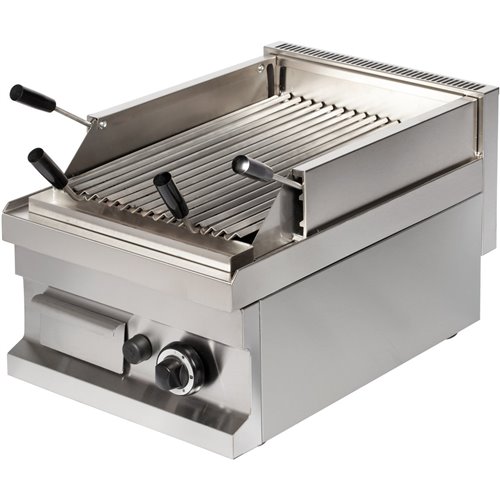 Commercial Gas chargrill 1 zone 4.8kW Table top | DA-Hotmax 600 GGL604