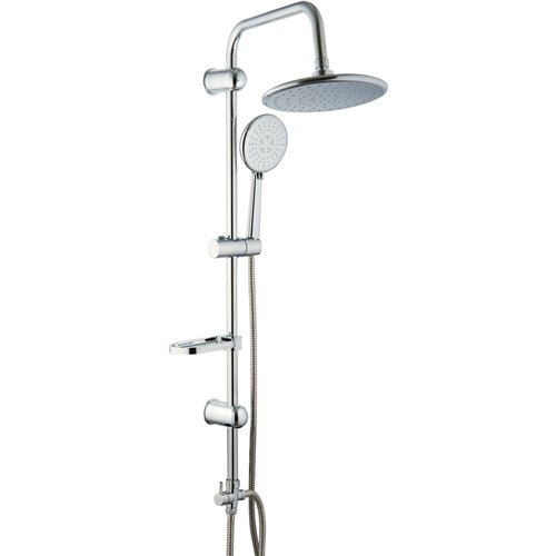 Shower Column with Hand Attachment and Soap Dish Chrome | DA-033