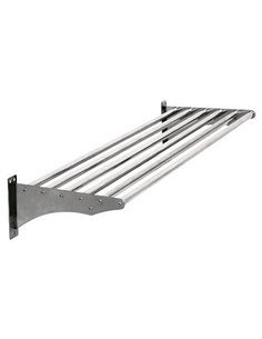 Tubular Wall shelf Stainless steel 1800x320x140mm | DA-WHRT180