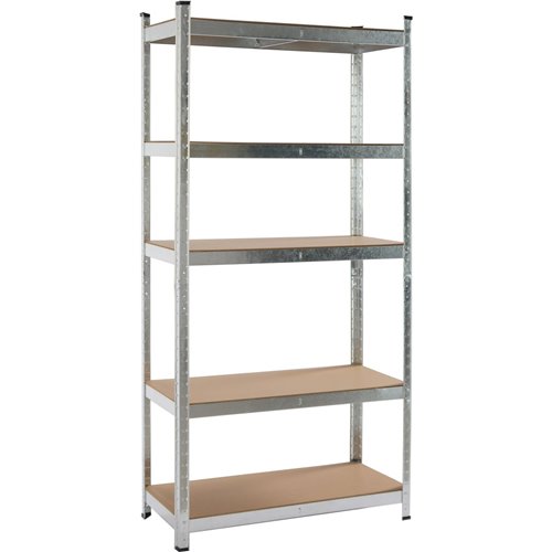 Commercial Galvanized Heavy Duty Shelving Unit 5 Shelves 875kg Loading Capacity 900x400x1800mm | DA-SG175C