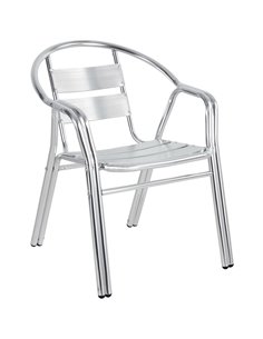 Bistro Arm Chair Aluminium Indoors & Outdoors | DA-SC025