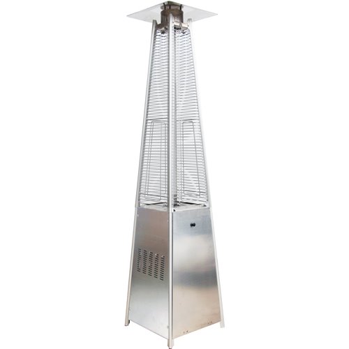 Glass Tube Pyramid Patio Heater Gas Stainless Steel | DA-GPT36