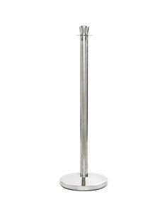 Rope Stanchion with Ball top 320x1000mm Silver | DA-BBP02B