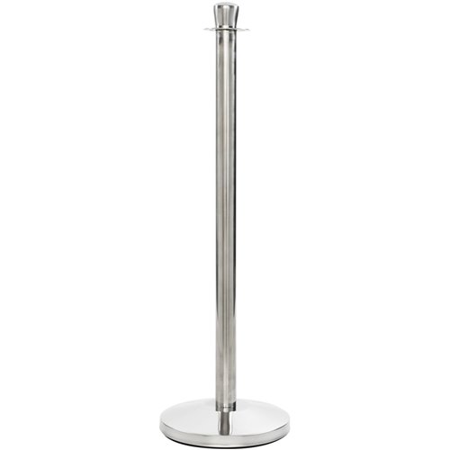 Rope Stanchion with Ball top 320x1000mm Silver | DA-BBP02B