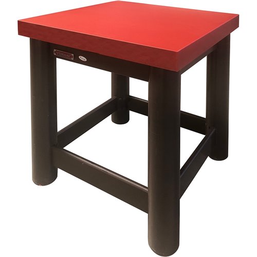 Butchers block Cutting board with Stand Polyethylene/Wood 600x600x80mm Height 930mm | DA-1022