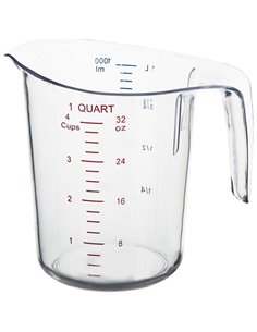 Polycarbonate Measuring Jug 4 Cups Heavy duty | DA-MC1QT