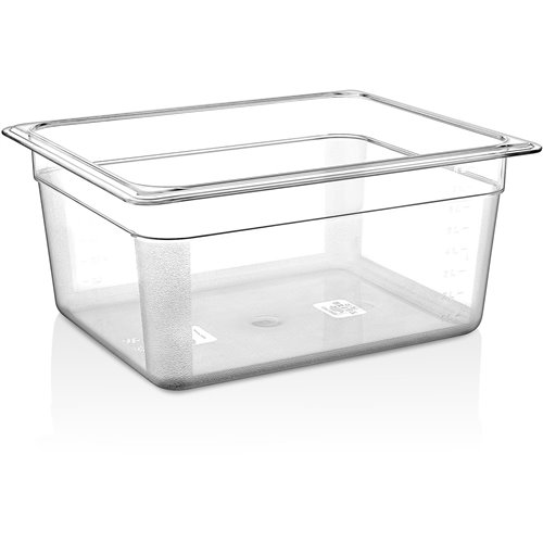 Polycarbonate Gastronorm Pan GN1/2 Depth 150mm Clear | DA-P8126