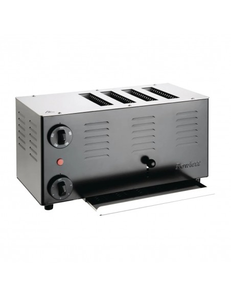 Rowlett Stainless Steel White 8 Slot Toaster