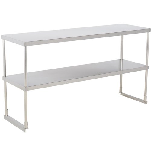 Double tier Overshelf Stainless steel 1500x400x850mm | DOS400X1500