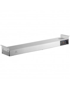 Commercial Single Element Strip Warmer with Mounting brackets &amp Chains Infinite controls 920mm | DA-ISW36