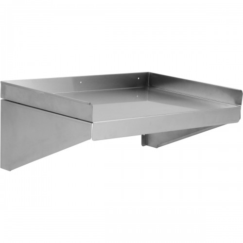 Wall shelf 1 level 3 sides upturn 900x400x254mm Stainless steel | DA-WSW40090B