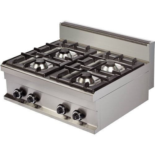 Gas boiling top 4 burners 24.0kW | DA-Hotmax 700 GR721S