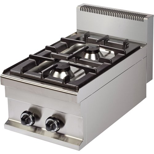 Gas boiling top 2 burners 12.0kW | DA-Hotmax 700 GR711S