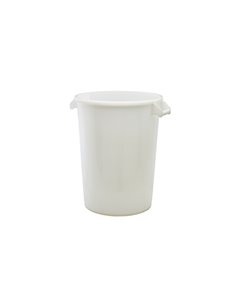 White Polyethylene Bin 100L