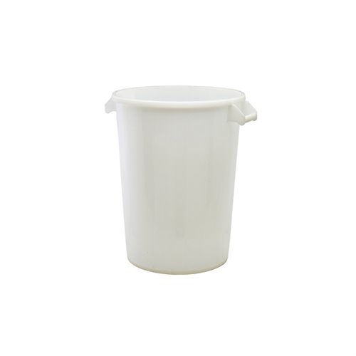 White Polyethylene Bin 100L