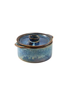 Terra Porcelain Aqua Blue Mini Casserole Dish 14cm