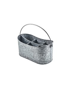 GenWare Galvanised Steel Cutlery Caddy